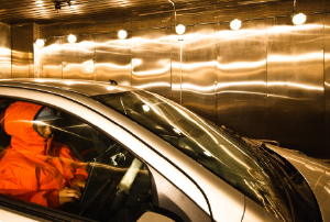 実験エリア（屋内）